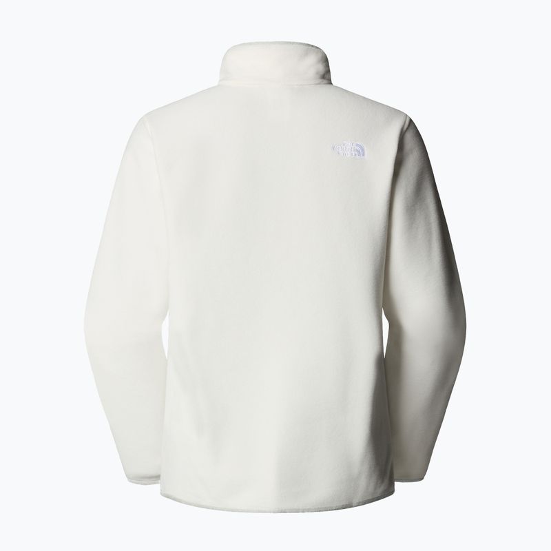 Women's fleece sweatshirt The North Face Glacier Fleece 1/4 Zip white dune 5