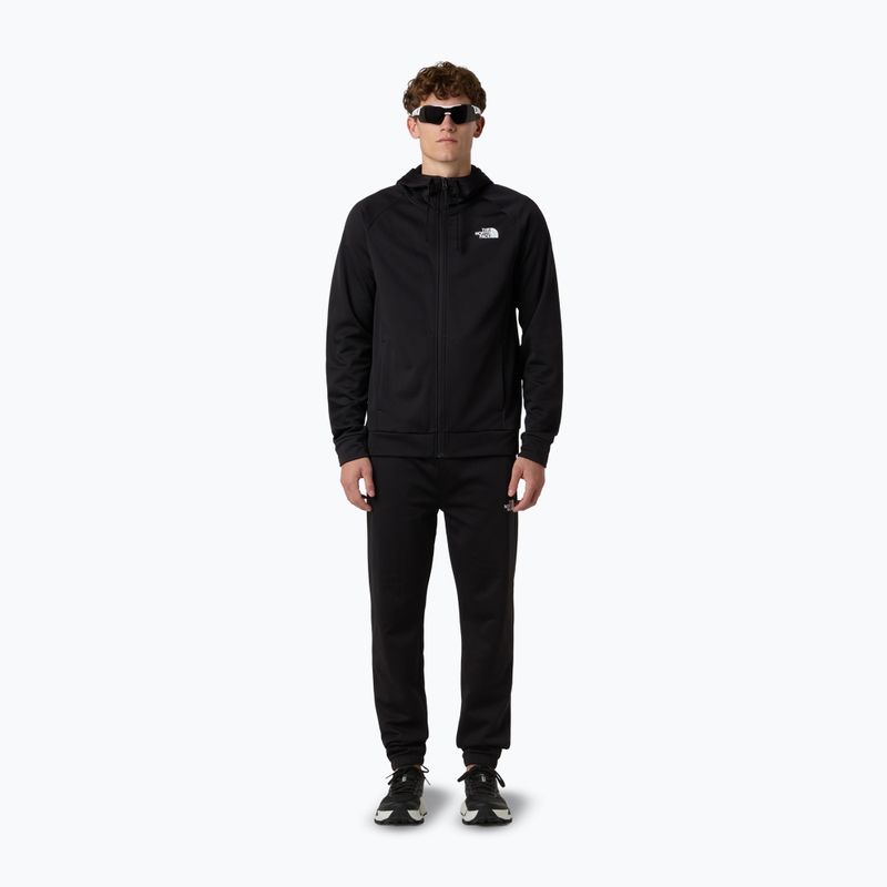Men's sweatshirt The North Face Reaxion 2.0 Hooded Full Zip black heather 2
