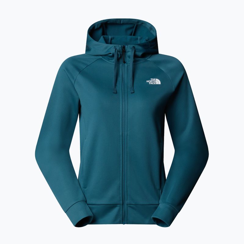 Women's sweatshirt The North Face Reaxion 2.0 Hooded Full Zip space dark heather 5