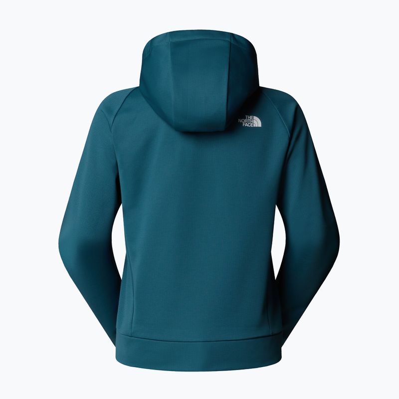 Women's sweatshirt The North Face Reaxion 2.0 Hooded Full Zip space dark heather 6
