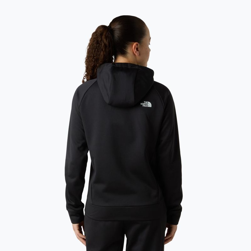 Women's sweatshirt The North Face Reaxion 2.0 Hooded Full Zip black heather 3