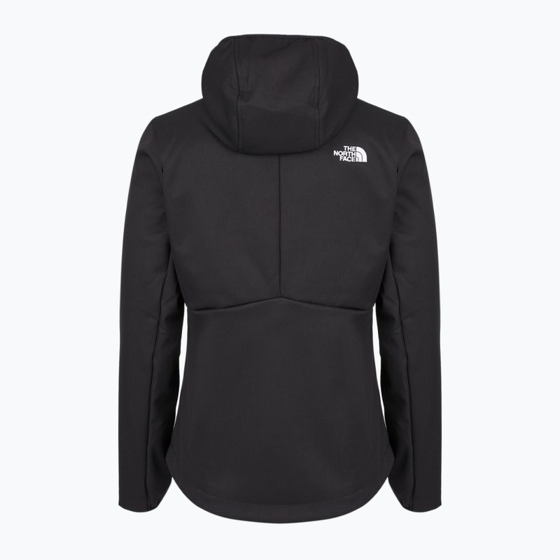 Women's softshell jacket The North Face Quest Highloft EU black heather 2