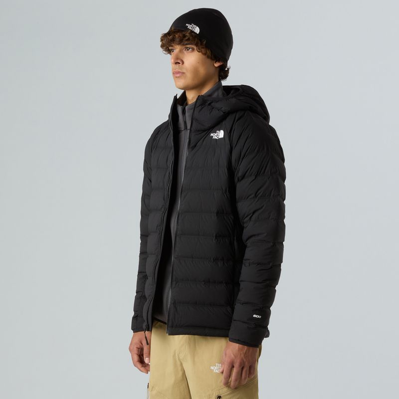Men's down jacket The North Face Abseil Stretch Down Hoodie black 4