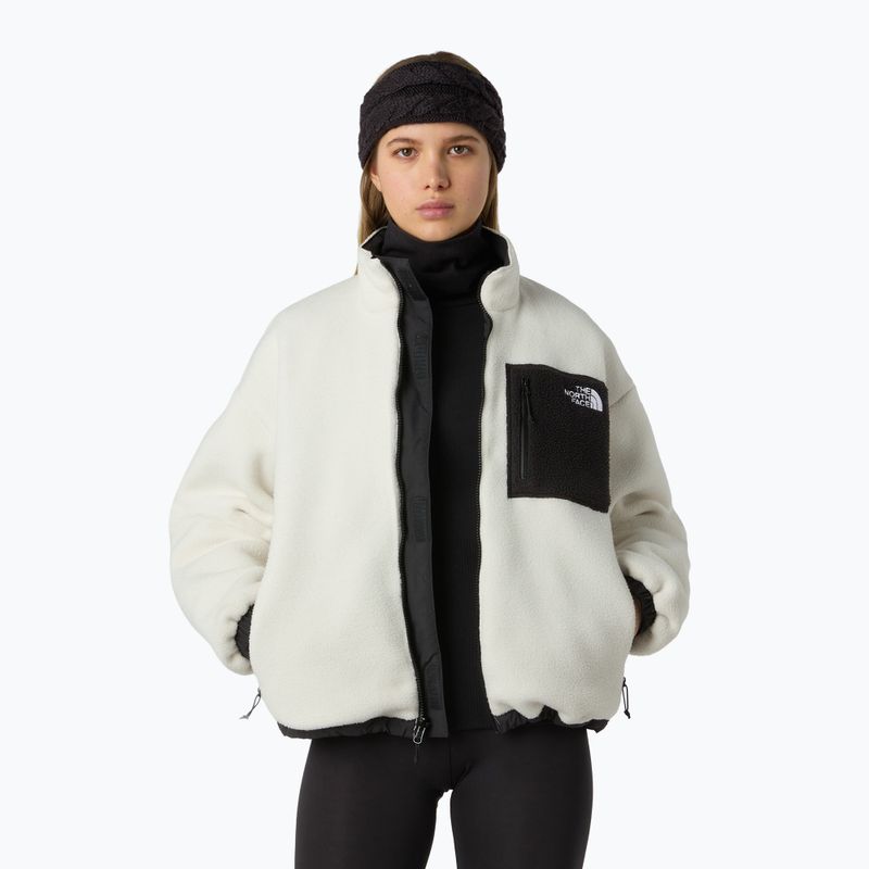 Women's jacket The North Face Yumiori Reversible black/white dune 4