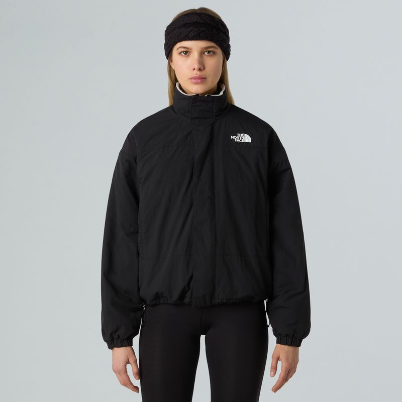 Women's jacket The North Face Yumiori Reversible black/white dune 8