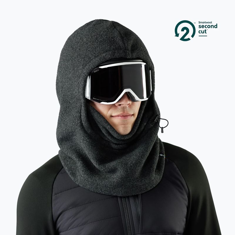 Women's balaclava Smartwool Second Cut Fleece Hood charcoal 2