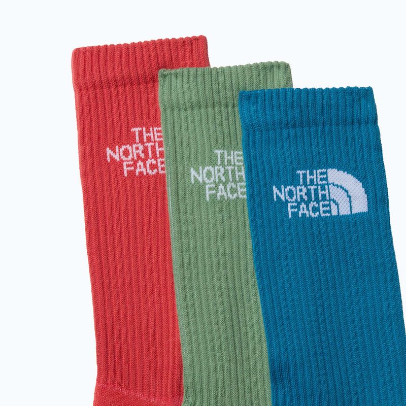 The North Face Multi Sport Cush Crew Sock 3 pairs dusk blue/slate moss 2