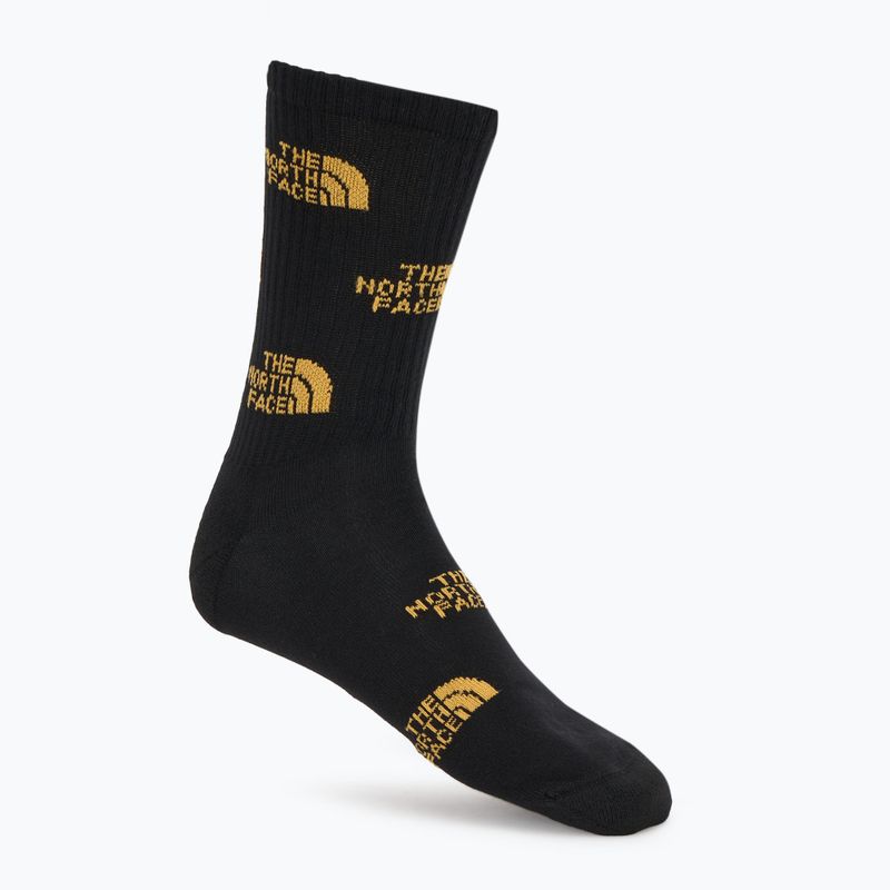 Socks The North Face Everyday Crew Logo 2 pairs black/summit gold 2