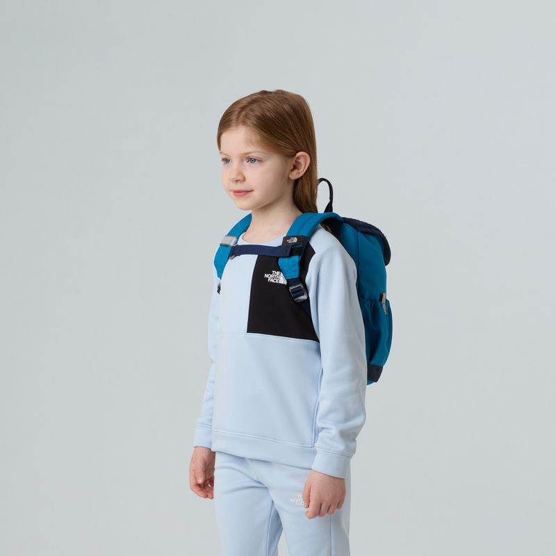 The North Face Mini Explorer 10L children's urban backpack summit navy/dusk blue 8