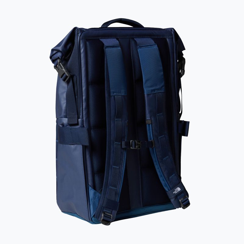 Men's urban backpack The North Face Base Camp Voyager Rolltop 25 l shady blue/summit navy 2