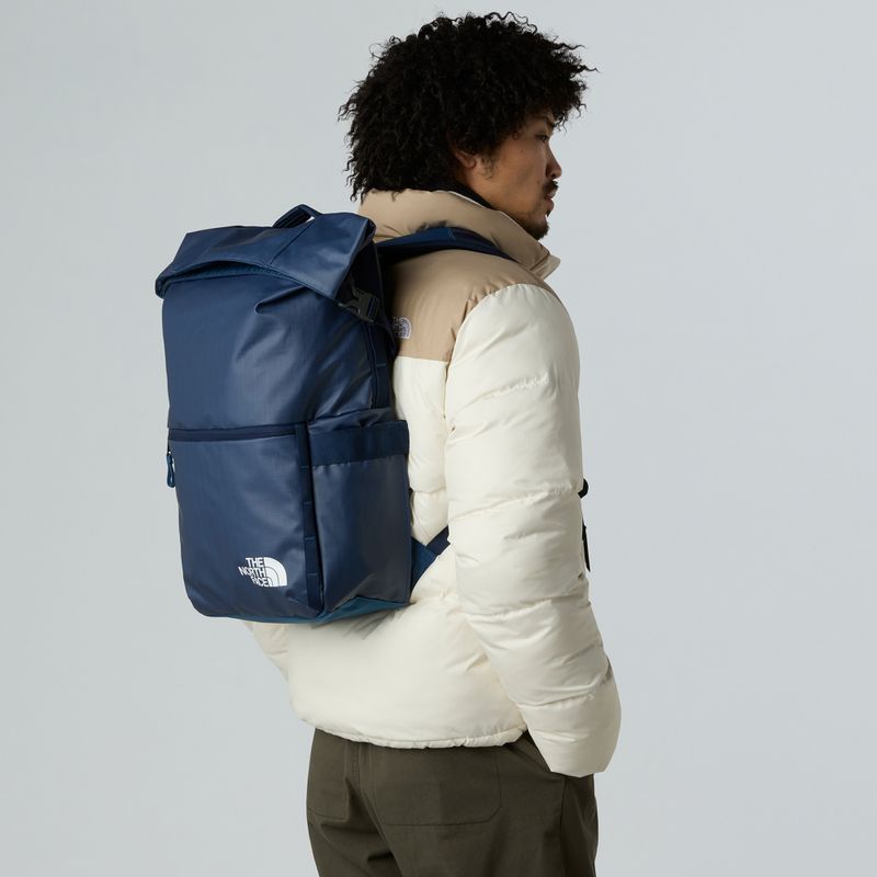 Men's urban backpack The North Face Base Camp Voyager Rolltop 25 l shady blue/summit navy 6