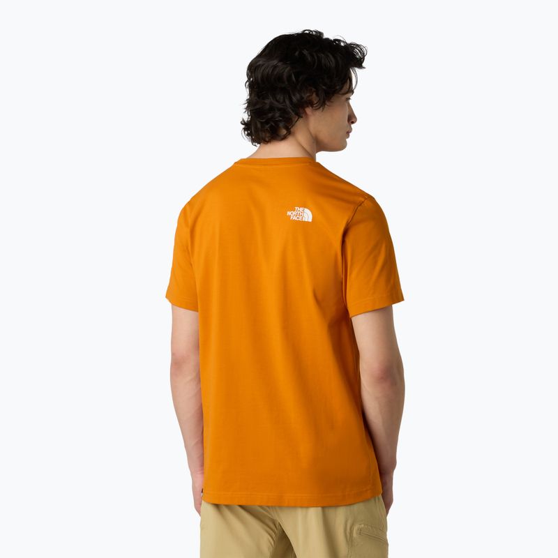 Men's T-shirt The North Face Simple Dome agate orange 3