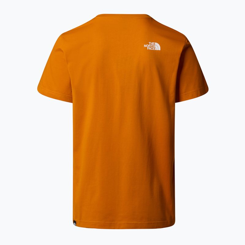 Men's T-shirt The North Face Simple Dome agate orange 5