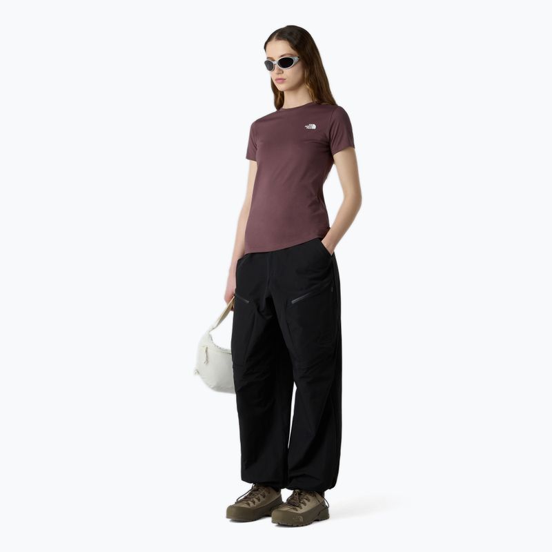 The North Face Simple Dome Slim women's t-shirt tawny quartz 2