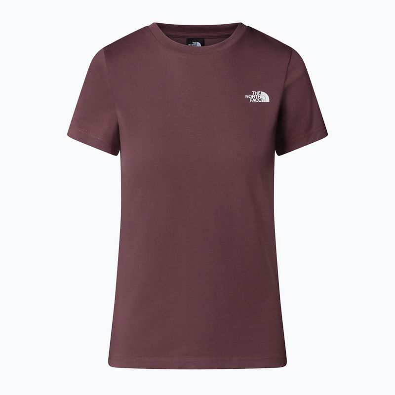 The North Face Simple Dome Slim women's t-shirt tawny quartz 4