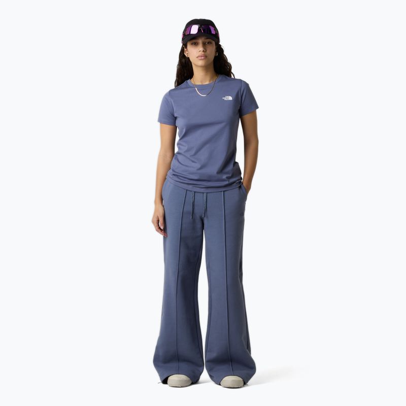 Women's t-shirt The North Face Simple Dome Slim blue eclipse 2