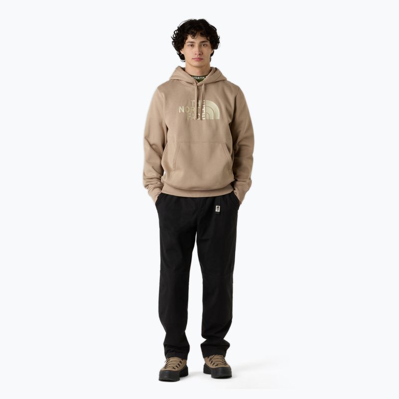 Men's sweatshirt The North Face Drew Peak Pullover Hoodie mushroom grey/gravel 2