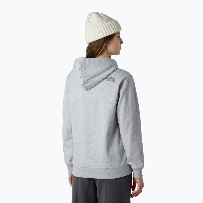 Women's sweatshirt The North Face Drew Peak Pullover Hoodie lightgreyheather/tawnyquartz 3