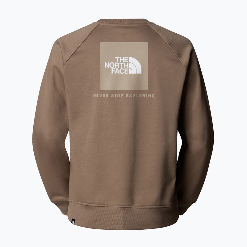 Men's sweatshirt The North Face Raglan Box Nse Crew mocha brown/mushroom gr 2