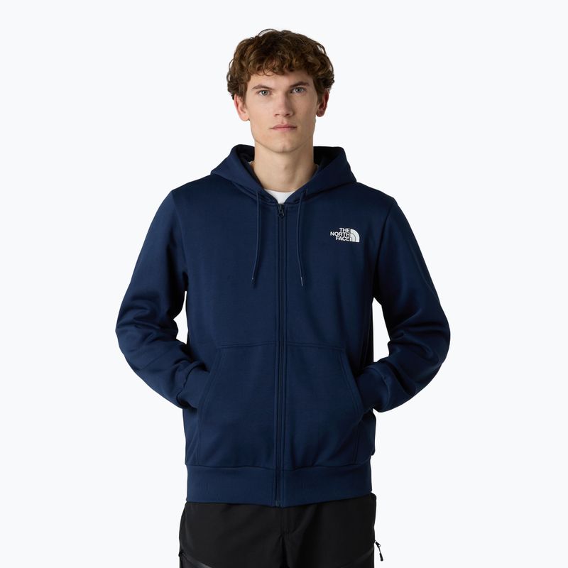 Men's sweatshirt The North Face Simple Dome Full Zip Hoodie summit navy