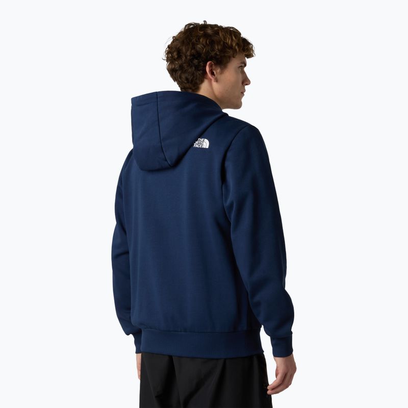 Men's sweatshirt The North Face Simple Dome Full Zip Hoodie summit navy 3