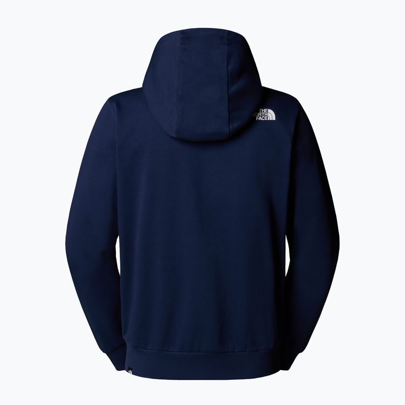 Men's sweatshirt The North Face Simple Dome Full Zip Hoodie summit navy 6