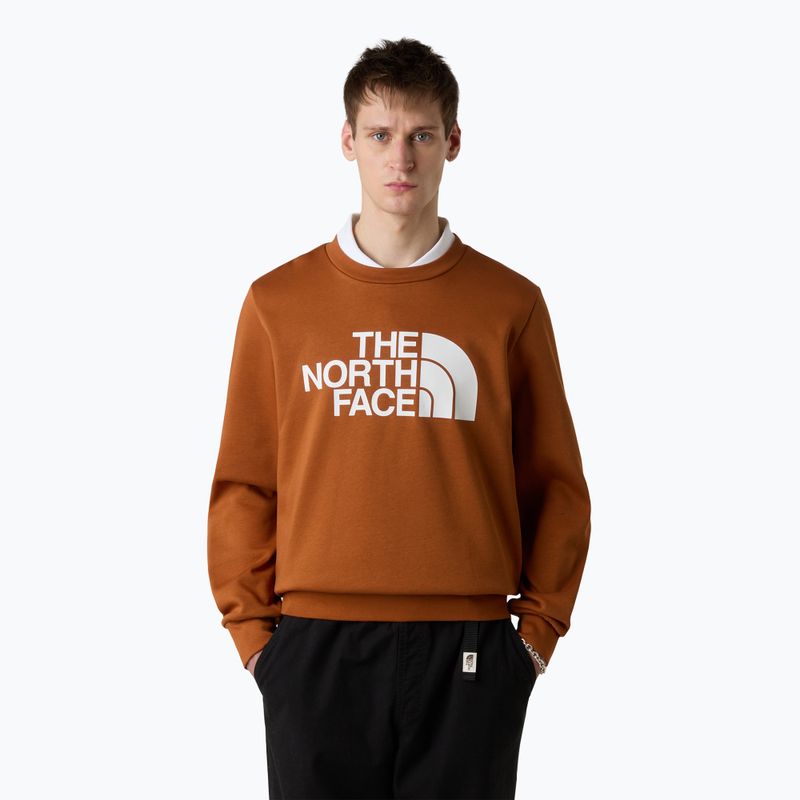 Men's sweatshirt The North Face Easy Crew burnt umber