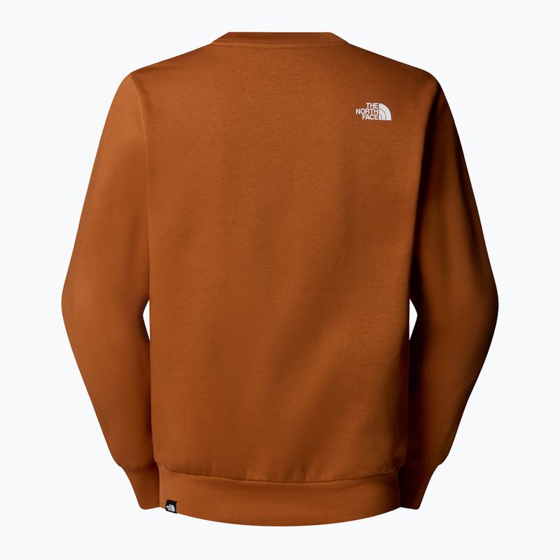 Men's sweatshirt The North Face Easy Crew burnt umber 5