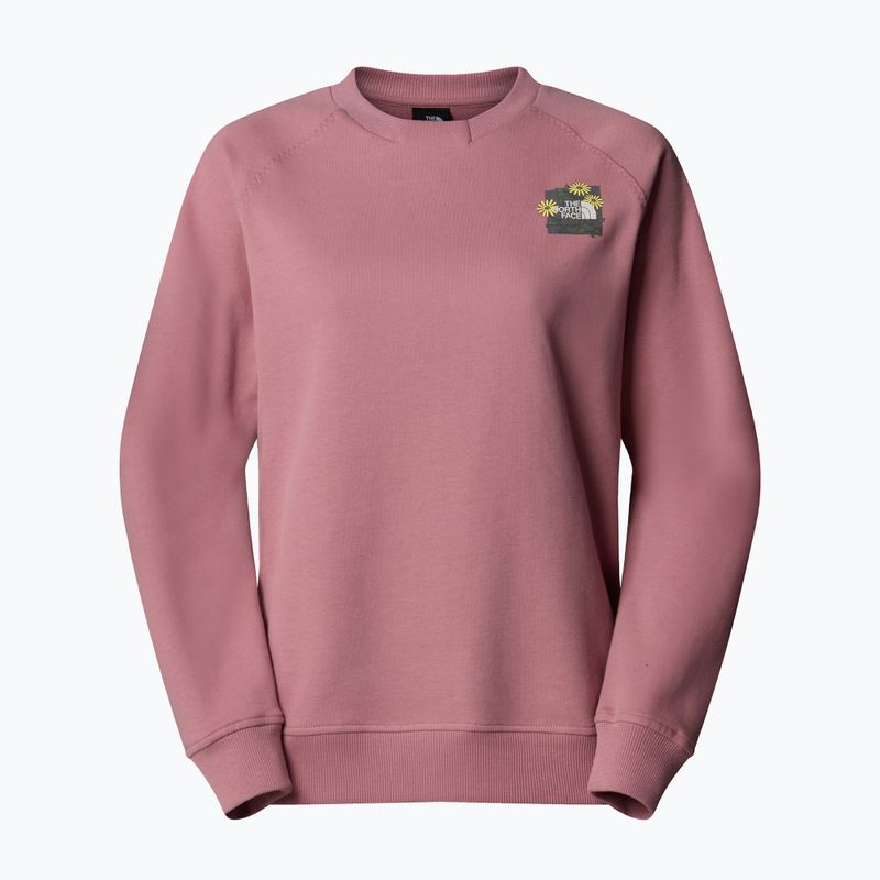 Women's sweatshirt The North Face Connect Relaxed Crew Graphic nostalgia rose 4