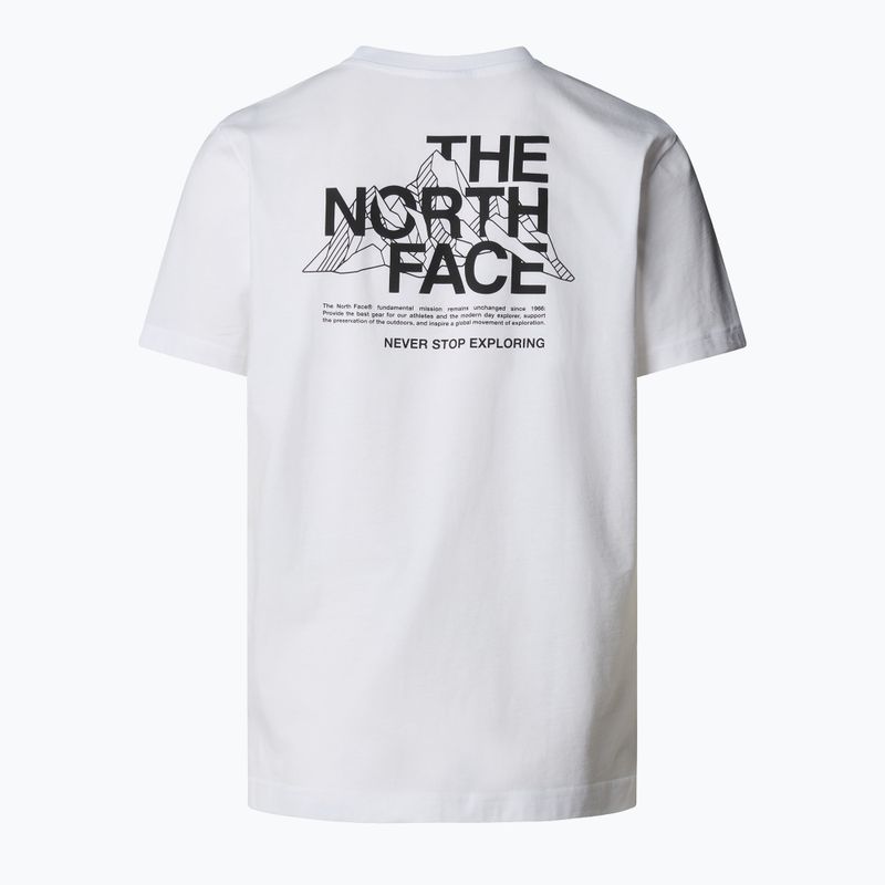 Men's T-shirt The North Face Mountain Sketch white 2