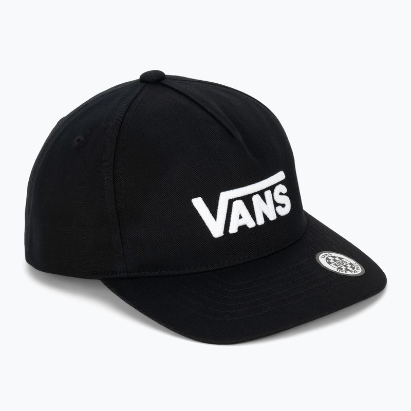 Children's baseball cap Vans Drop V Logo Snapback black