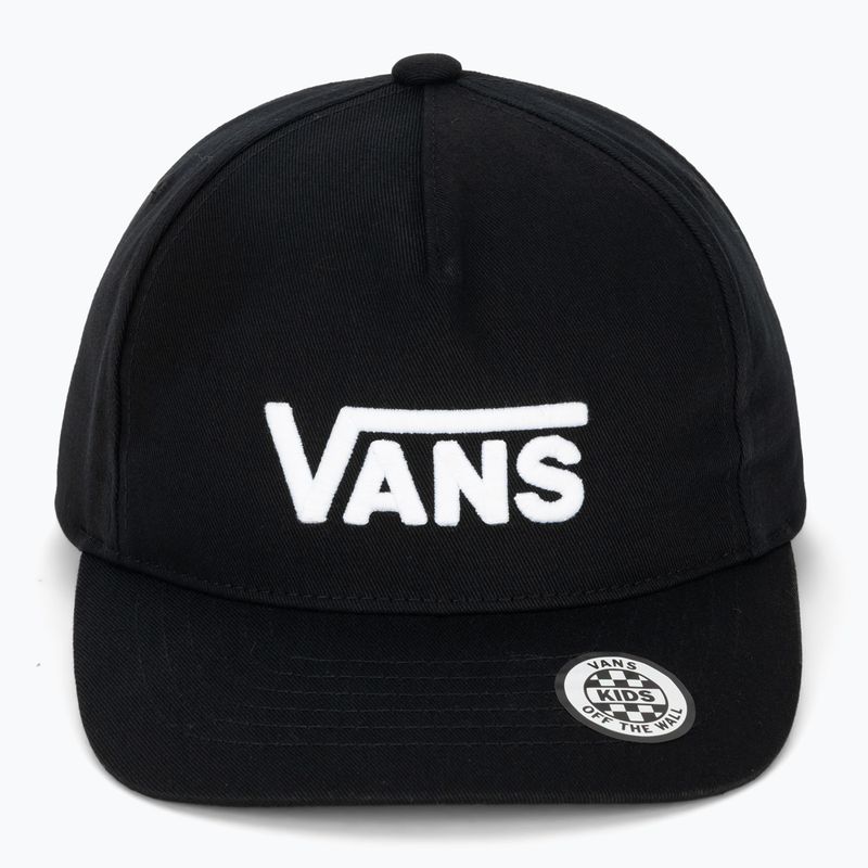 Children's baseball cap Vans Drop V Logo Snapback black 2