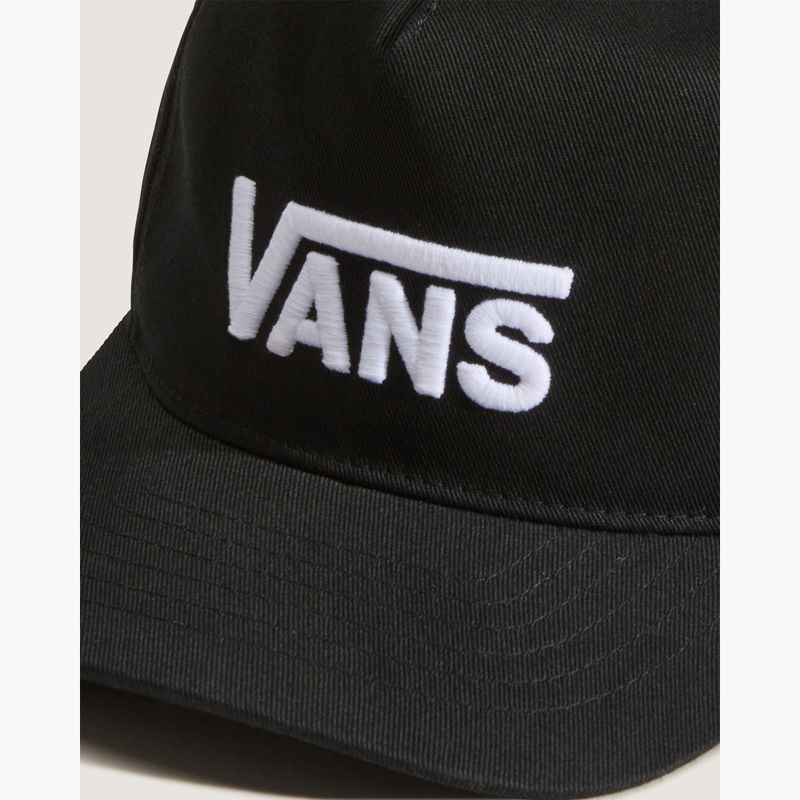 Children's baseball cap Vans Drop V Logo Snapback black 3
