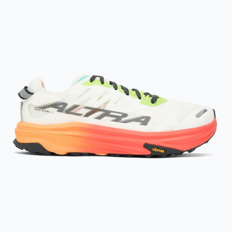 Men's Altra Mont Blanc Carbon white/orange running shoes 2