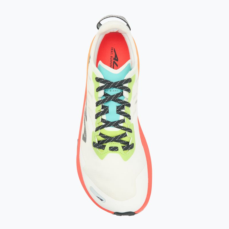 Men's Altra Mont Blanc Carbon white/orange running shoes 5