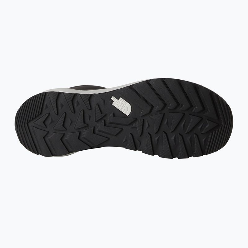 Women's snow boots The North Face Thermoball Progressive Zip II Wp anthracite grey/white ash 5
