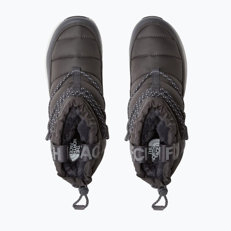Women's snow boots The North Face Thermoball Lace Up WP anthracite grey/white ash 4