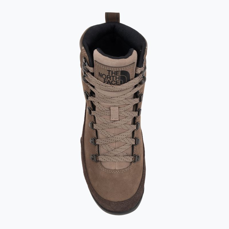 Men's shoes The North Face Back To Berkeley IV Leather WP demitasse brown/garnet 5