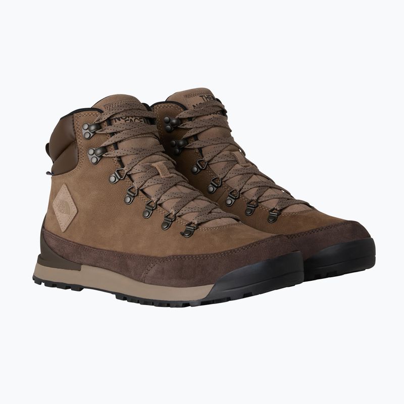 Men's shoes The North Face Back To Berkeley IV Leather WP demitasse brown/garnet 9