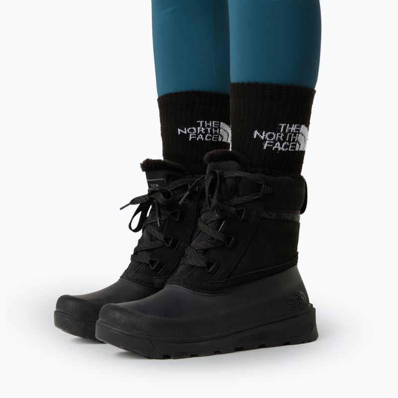 Women's trekking boots The North Face Shellista V Shorty WP black/black 8