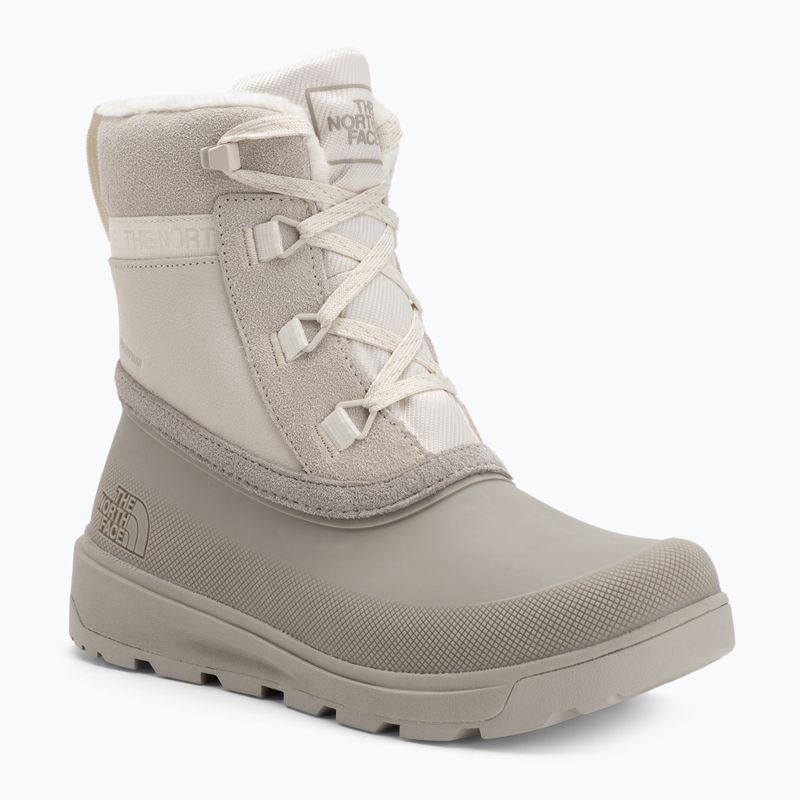 Women's trekking boots The North Face Shellista V Shorty WP white dune/soapstone