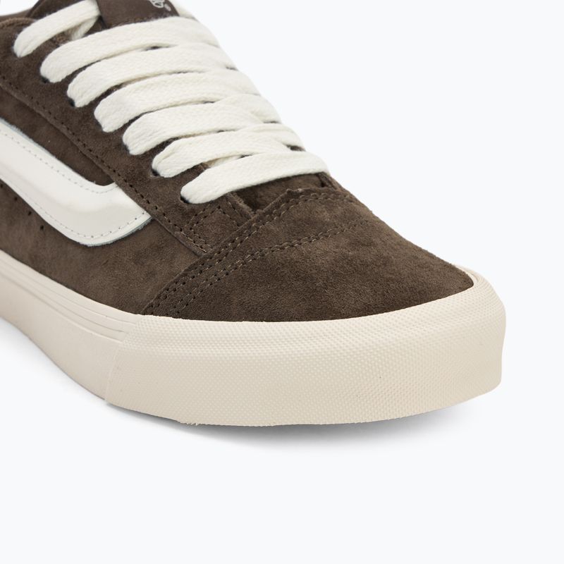 Vans Knu Skool pig suede coal brown shoes 7