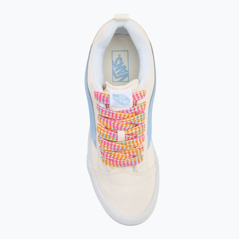 Vans Knu Skool oversized lace white/blue shoes 5
