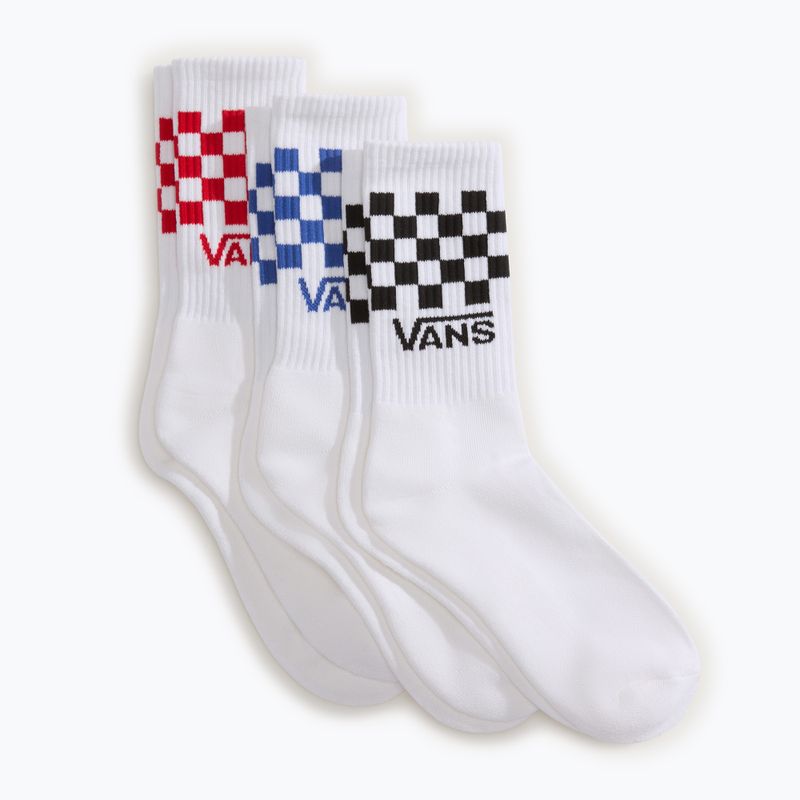Socks Vans Classic Check Crew 3 pairs white 2