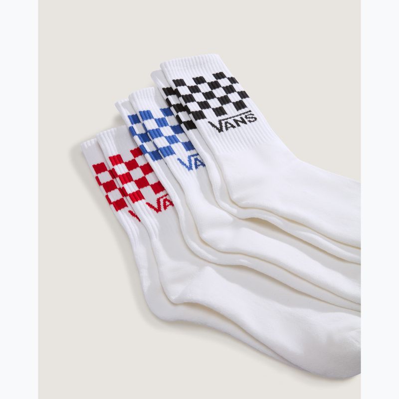 Socks Vans Classic Check Crew 3 pairs white 3