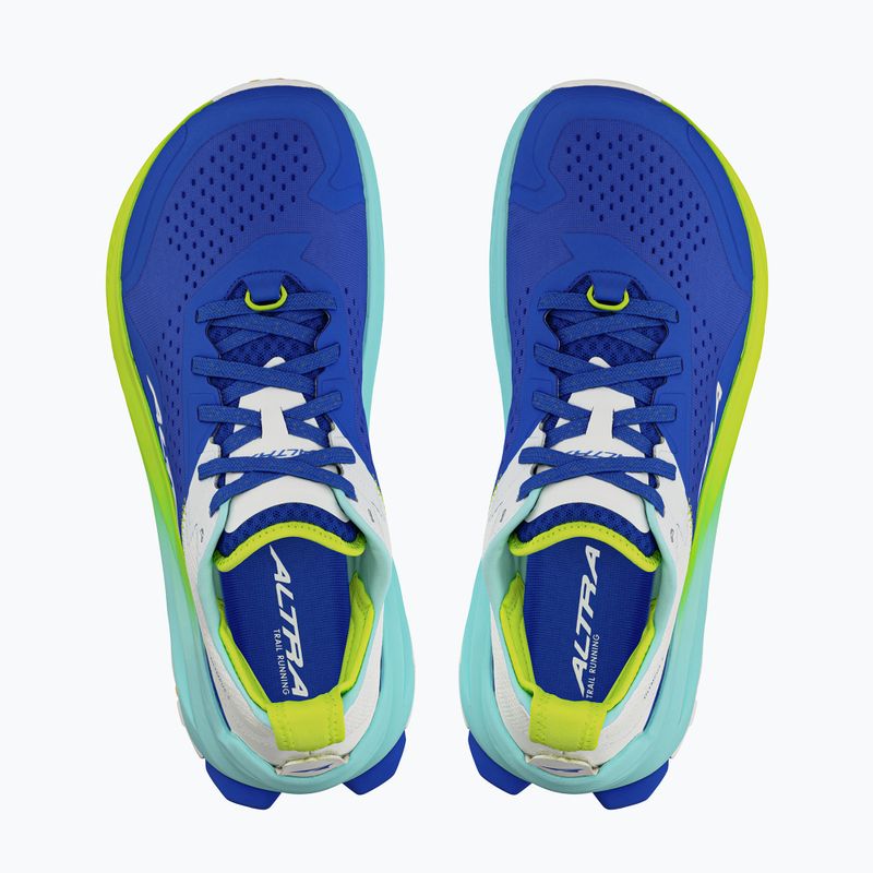 Men's Altra Olympus 6 blue/lime running shoes 4