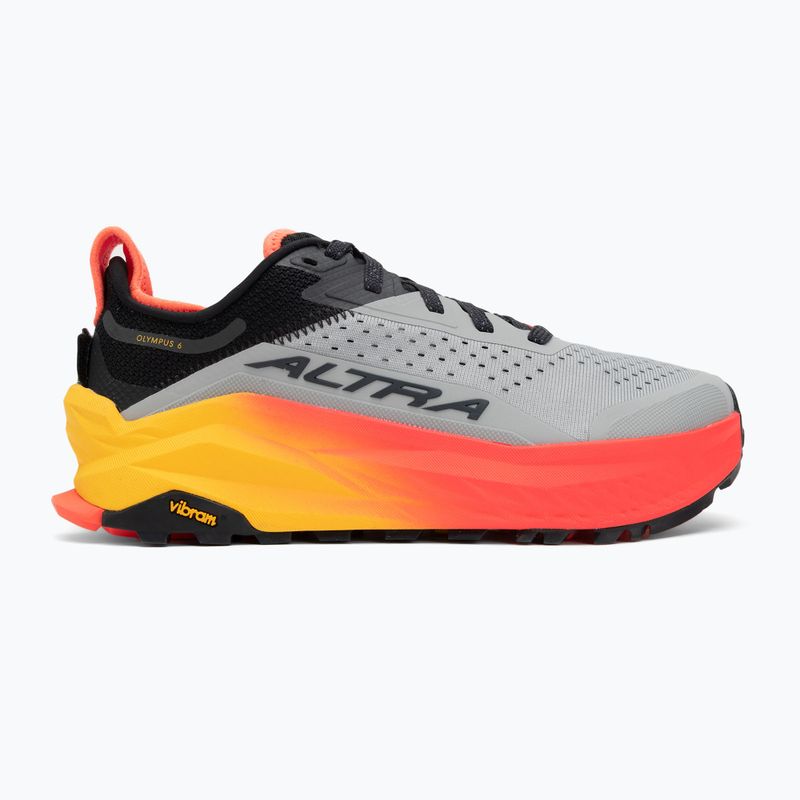 Men's Altra Olympus 6 running shoes gray/red 2