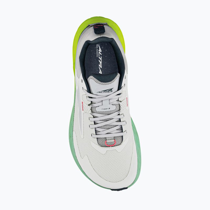 Women's running shoes Altra Timp 5 gray/lime 5