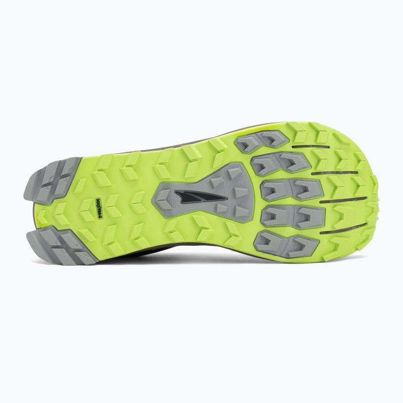 Men's Altra Lone Peak 9 Waterproof Low lime/black shoes 4
