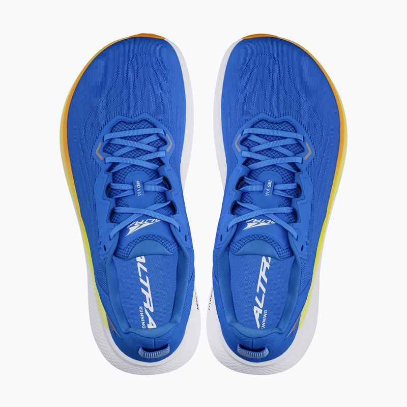 Men's Altra FWD VIA blue/yellow running shoes 4
